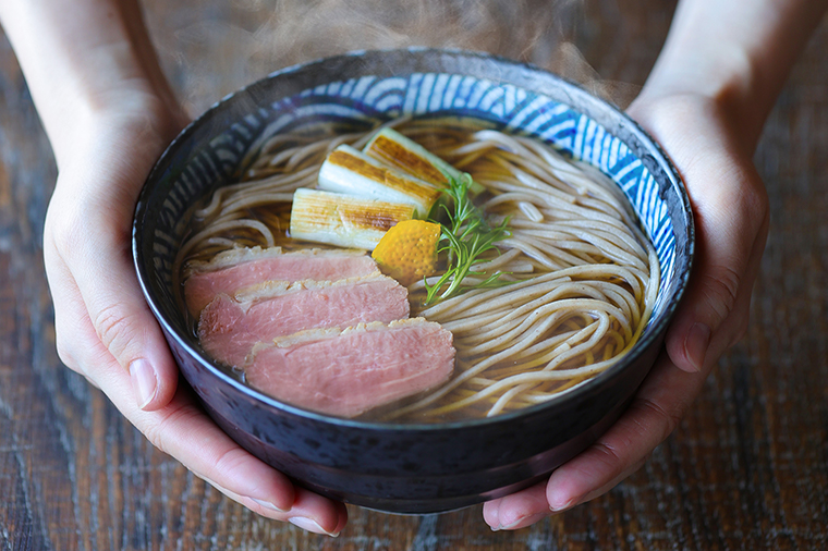 かけそばの写真